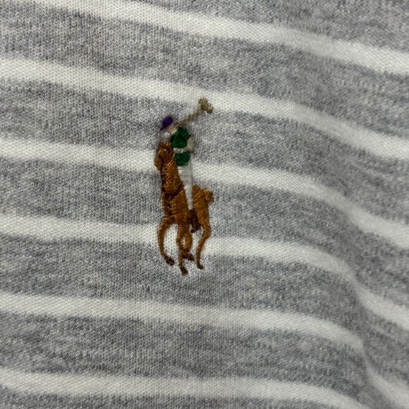 Polo Ralph Lauren Pima Soft Touch Cotton Polo Collar Striped Shirt Size 2XLT - Picture 12 of 14